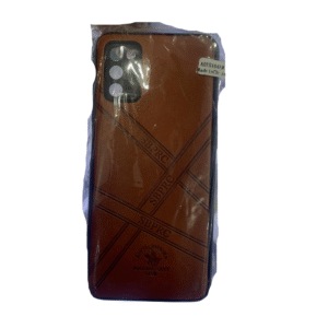 Samsung A51 4G Leather Back Case (Brown)