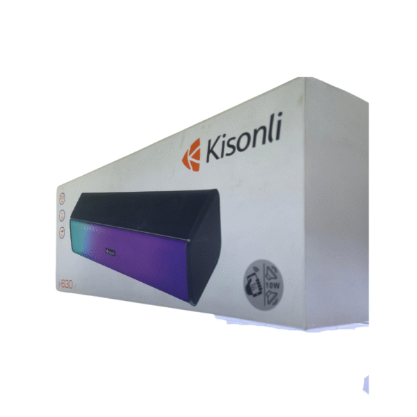 SPEAKER BLUETOOTH PORTABLE KISONLI I-630 RGB WIRELESS & PC SPEAKER USB PLUG LOUDSPEAKER